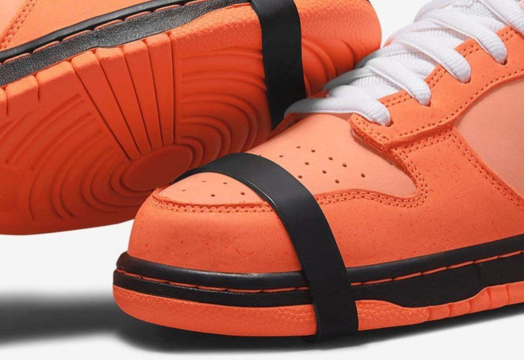 Colaboração Nike SB QS Dunk Low X Concepts Orange Lobster 1 Detalhes Tênis Nike Sb Dunk Low X Concepts Orange Lobster