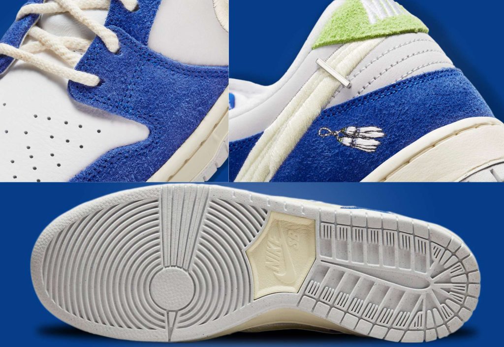 NIKE SB DUNK LOW QS X FLY STREETWEAR CHEGANDO AO BRASIL! 2 TÊNIS NIKE SB DUNK LOW QS X FLY STREETWEAR DETALHES LATERAL E SOLADO